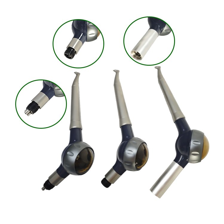 N104A Polisher Dental Air Prophy Unit Air Flow Polisher Handpiece Jet Polisher with Stainless Steel Blaster