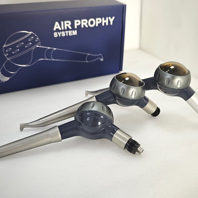 N104A Polisher Dental Air Prophy Unit Air Flow Polisher Handpiece Jet Polisher with Stainless Steel Blaster