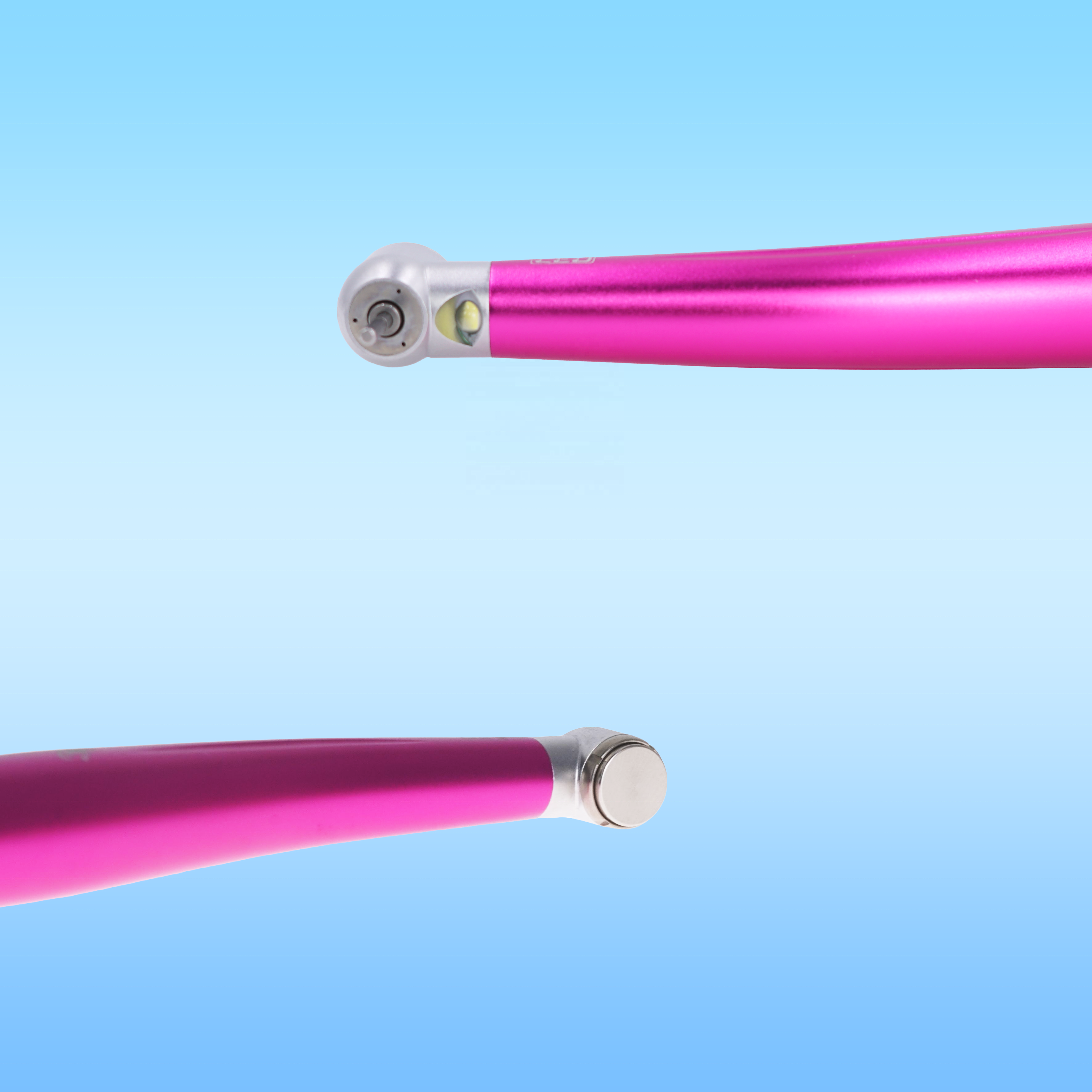 Triple water spray LED Dental High Speed Handpiece Air Turbine 2/4 Hole Dentistry Lab equipment Color Handpiece