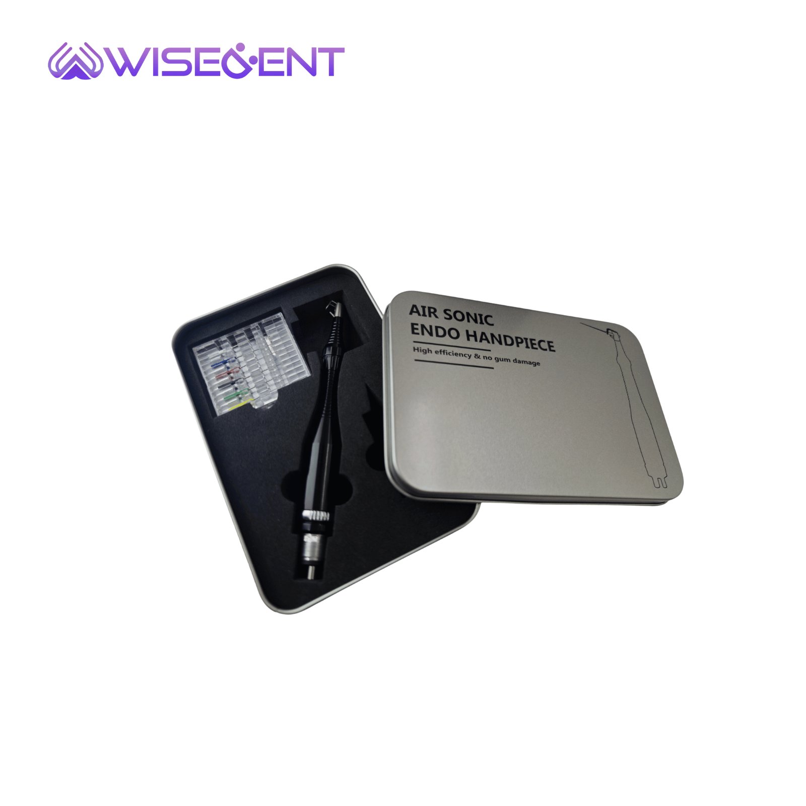 Dental Equipment Wisedent rinsing Sonic Air Endo System dental handpiece 4 holes with Sonic Irrigator Files