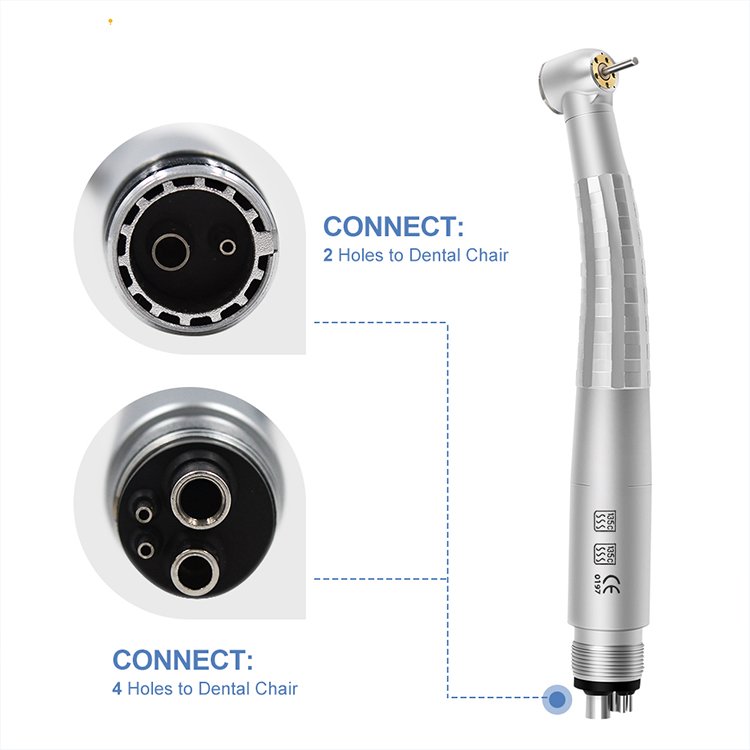 high quality high speed adental low speed handpiece contra angle dental handpiece high speed led 2 or 4 holes