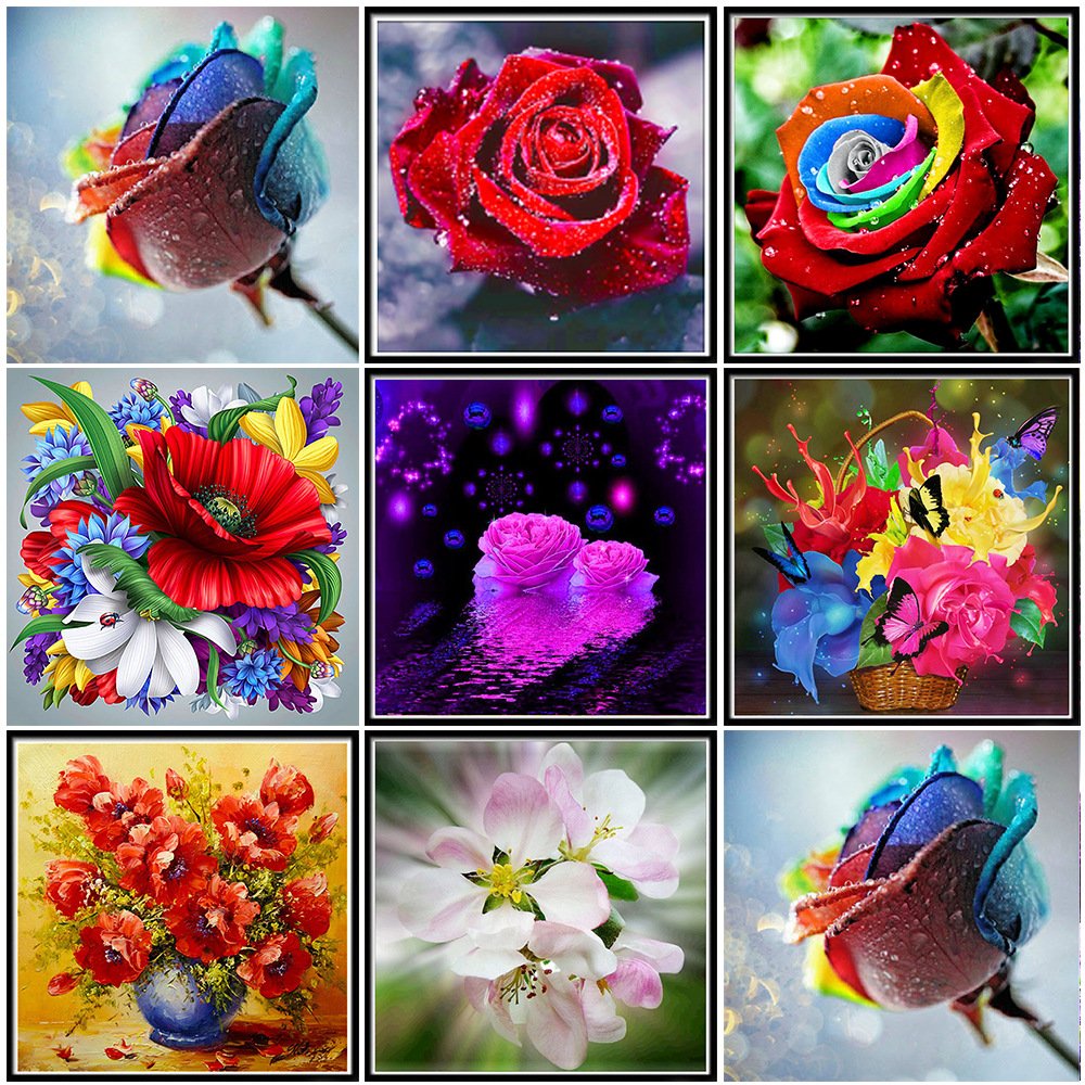 5D Wholesale Diamond Painting DIY Rainbow Cat Full Drill Diamond Painting Craft For Home Decor Resin Round Square DMC Painting