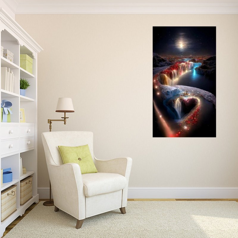 5D Diamond Art Kits Diamond Painting Kits for Adults Crystal Rhinestones Diamond Painting for Home Wall Decoration Gift