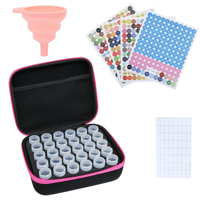 diamond painting storage container 30 diamond painting storage 30 with free funnel and stickers card