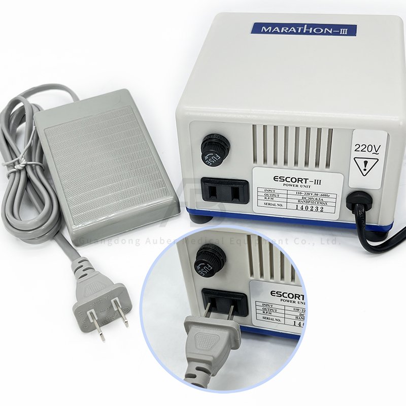 Dental Lab Electric Motor Micromotor Machine N3+108E 35K with contra angle and straight handpiece