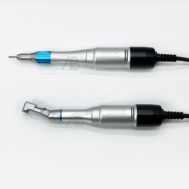 Dental Lab Electric Motor Micromotor Machine N3+108E 35K with contra angle and straight handpiece