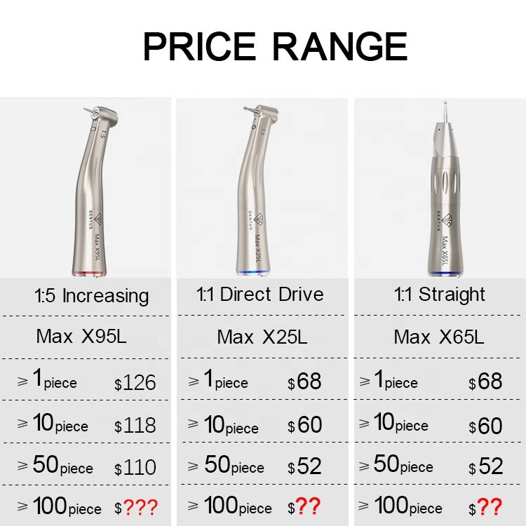 Modern Design Dental Equipments Dental Handpiece Handpiece Surgery Machine Motor Equipment 45-degree Angle Head Dental Handpiece