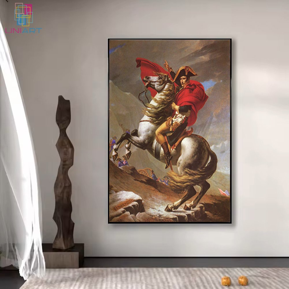 Uniart 100% Hand Painted Wall Art Napoleon Shenzhen Dafen Reproduction Oil Painting Hanging Artwork Wall Paintings For Home