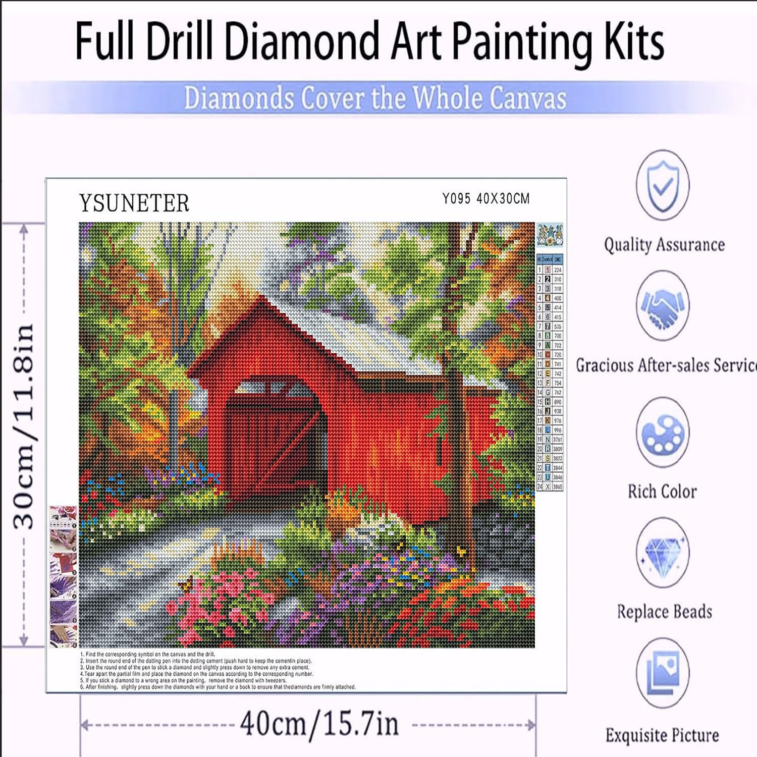 Cute Woodhouse Diamond Painting Vintage Forest Dream Home Diamond art Handmade Construction painting and wall decoration arts
