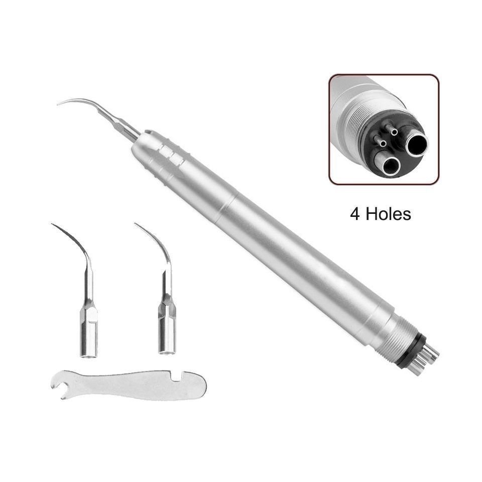 Dental Air Scaler Handpiece with G1/G2/G4 Tips Compatible with E-M-S / Woodpecker Ultra Scaler Air Turbine Factory Price