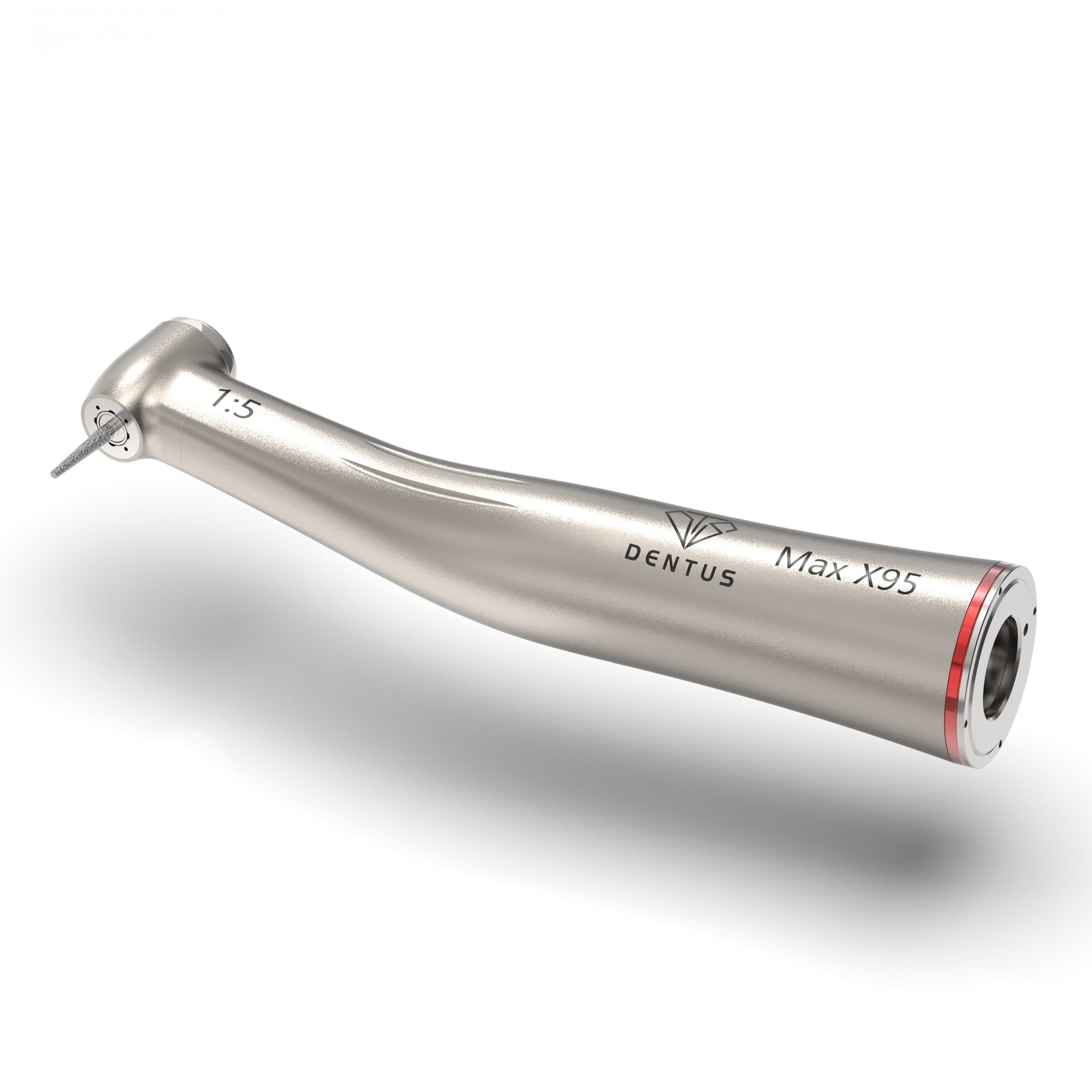 1:5 Increasing Low Speed Dental Handpiece Non-Optic Contra Angle Electric Motor Max : 200,000 min-1 X95