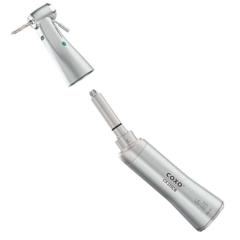 COXOs dental implant handpiece 20:1 with LED fiber optic C6-22 for various E-type motors dental surgical implant motor handpiece