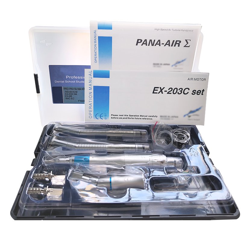 Hot sale Dental Handpiece set Low Speed Handpiece EX203C Dental High Speed Handpiece Turbine Kit Pana Max