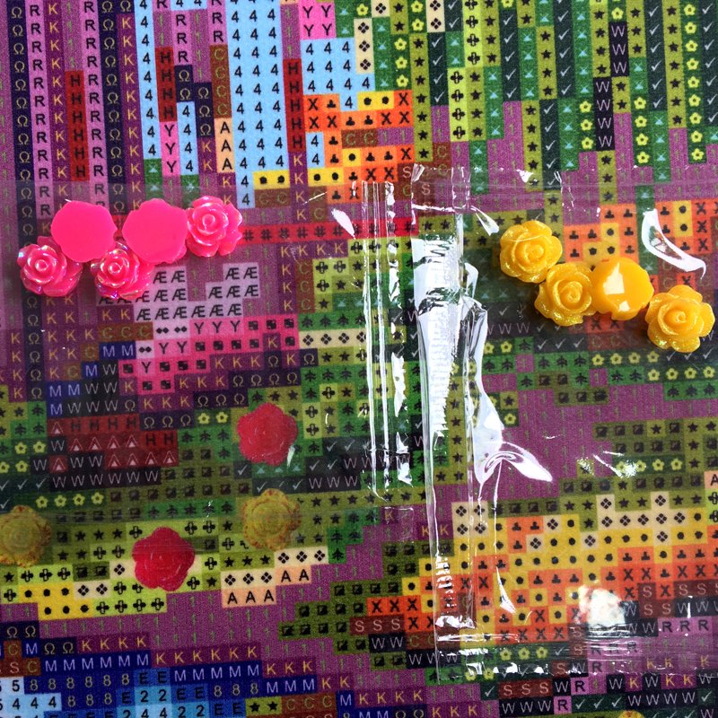 Beautiful castle mixed shapes rhinestones diy crystal diamond painting