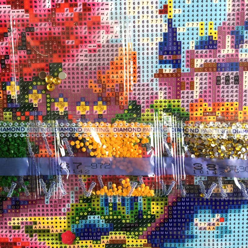Beautiful castle mixed shapes rhinestones diy crystal diamond painting