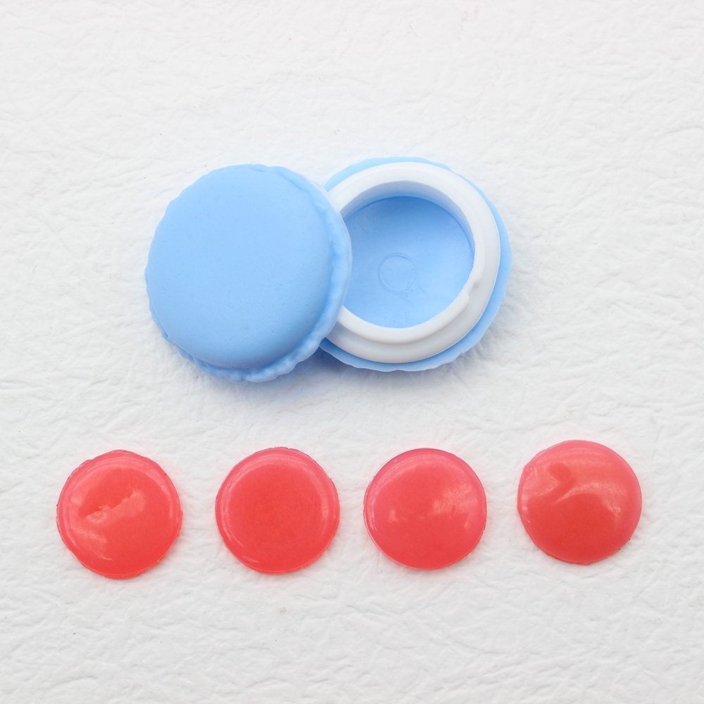 4 Pcs/Box Diamond Painting Clay Diy Diamond Embroidery Accessories Macaron Storage Container Round Clay Point Drill Tools