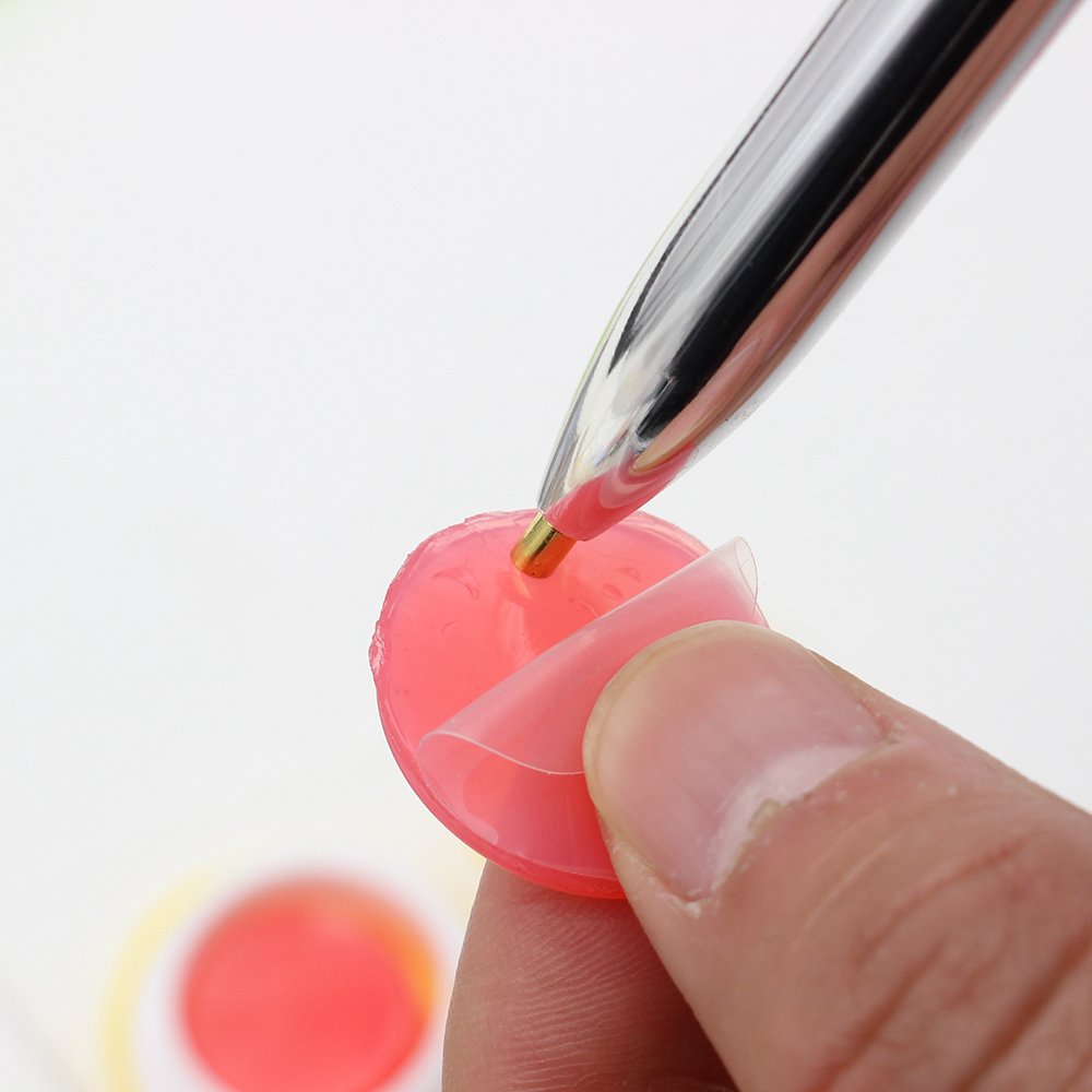 4 Pcs/Box Diamond Painting Clay Diy Diamond Embroidery Accessories Macaron Storage Container Round Clay Point Drill Tools