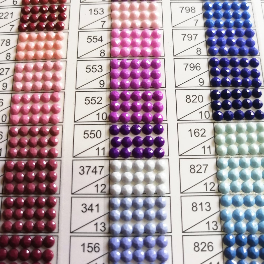 eco-friendly 2.8 DMC 447 colors round square beads Diamond Embroidery painting accessory
