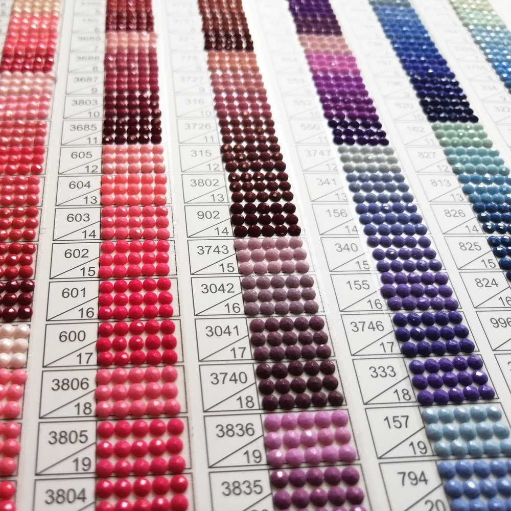 eco-friendly 2.8 DMC 447 colors round square beads Diamond Embroidery painting accessory