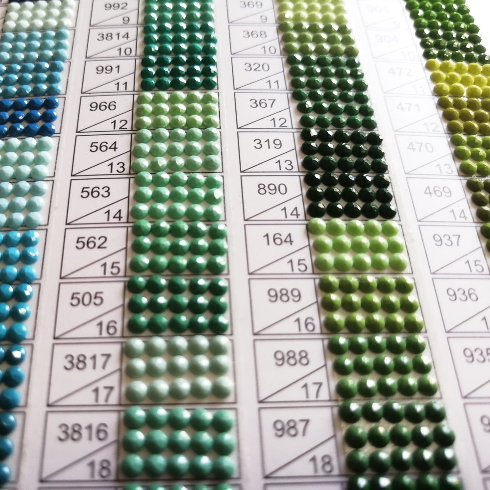 eco-friendly 2.8 DMC 447 colors round square beads Diamond Embroidery painting accessory