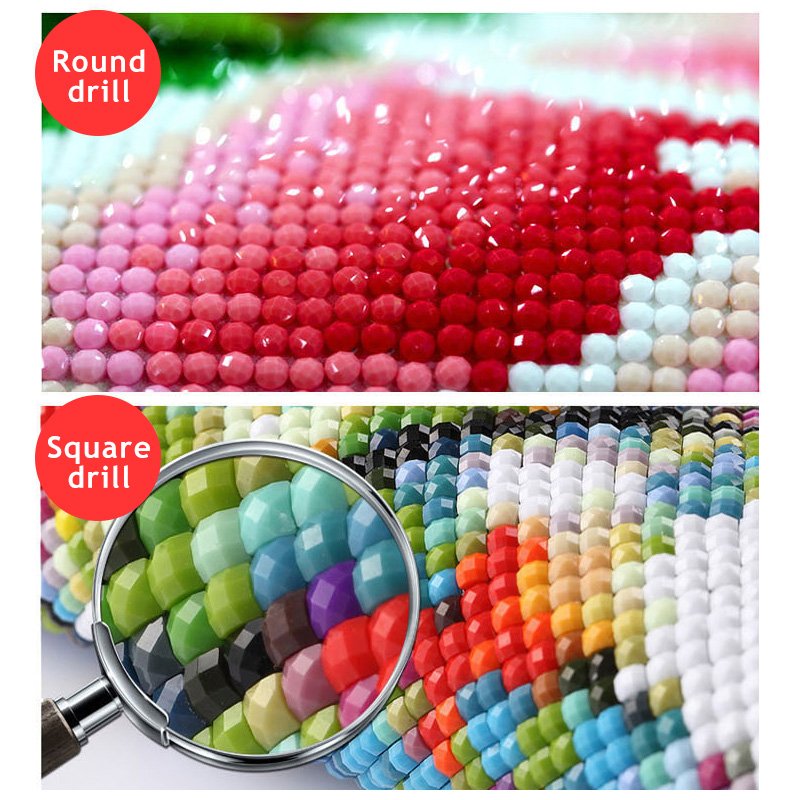 Photo to Custom DIY 5D Diamond Painting Your Own Private Picture Personalized Customized Gift by Number Kits for Adults Cartoon