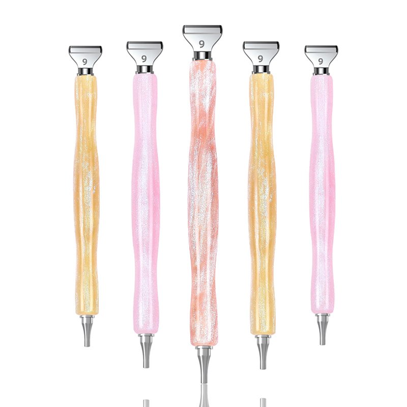 Diamond Art Pen 5D Resin Diamond Painting Pen with Metal Tips Placer Diamond Art Painting Accessories Tool Kit Drill Pen