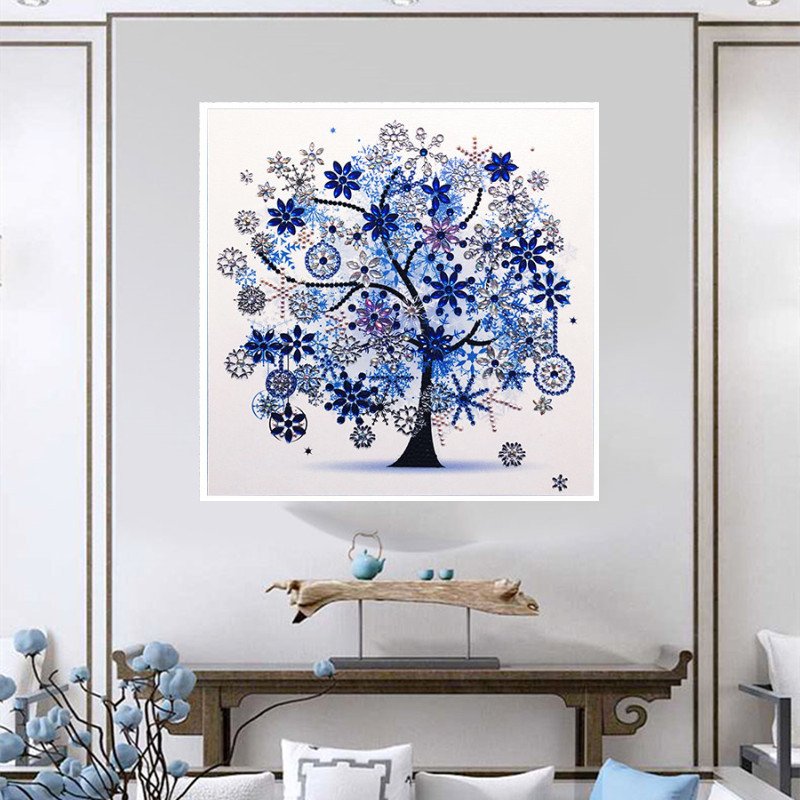 5d four seasons trees Home Decoration Shine Diamond Painting DIY Diamond Craft