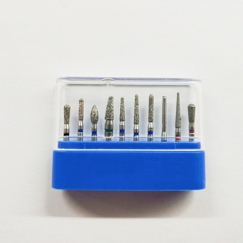 Dental factory medical tooth polishing bur FG diamond bur high quality dental surgical drill set