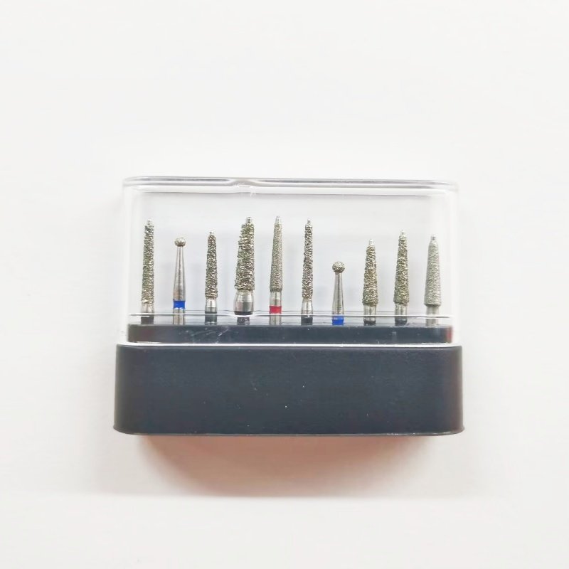 Dental factory medical tooth polishing bur FG diamond bur high quality dental surgical drill set