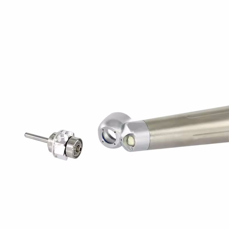 Dental Push Button Bearing surgical air turbine 45 degree ceramic high speed dental handpiece