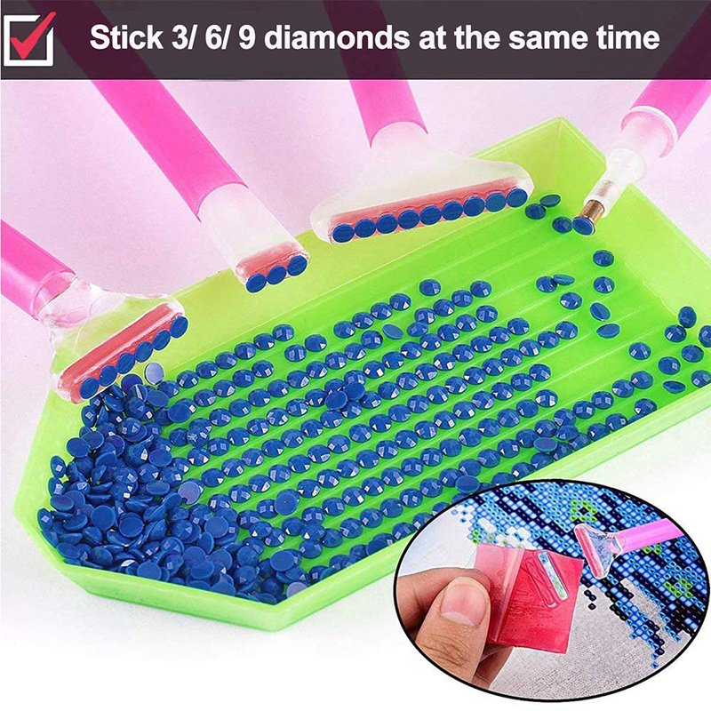22pcs Hot sale cheap price 5d Diamonds Painting Tools And Accessories Diamond Painting Roller Storage Box Tool Kit