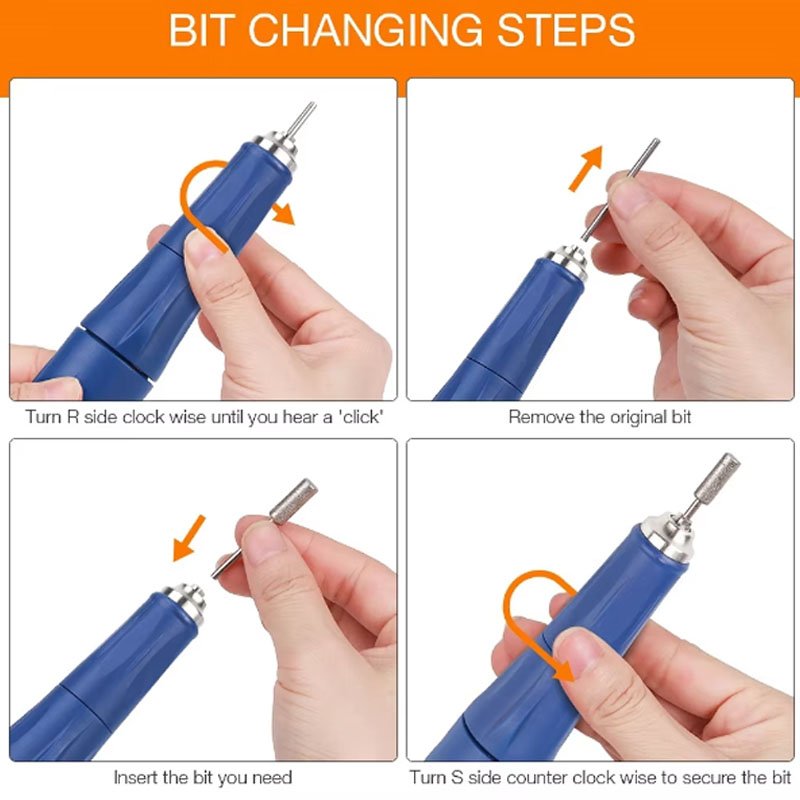 BEAUTY HEART High Speed Nail Drill polishing Handpiece Strong 102LN 45000Rpm Grind Engraving Woodworking Micromotor Handpiece