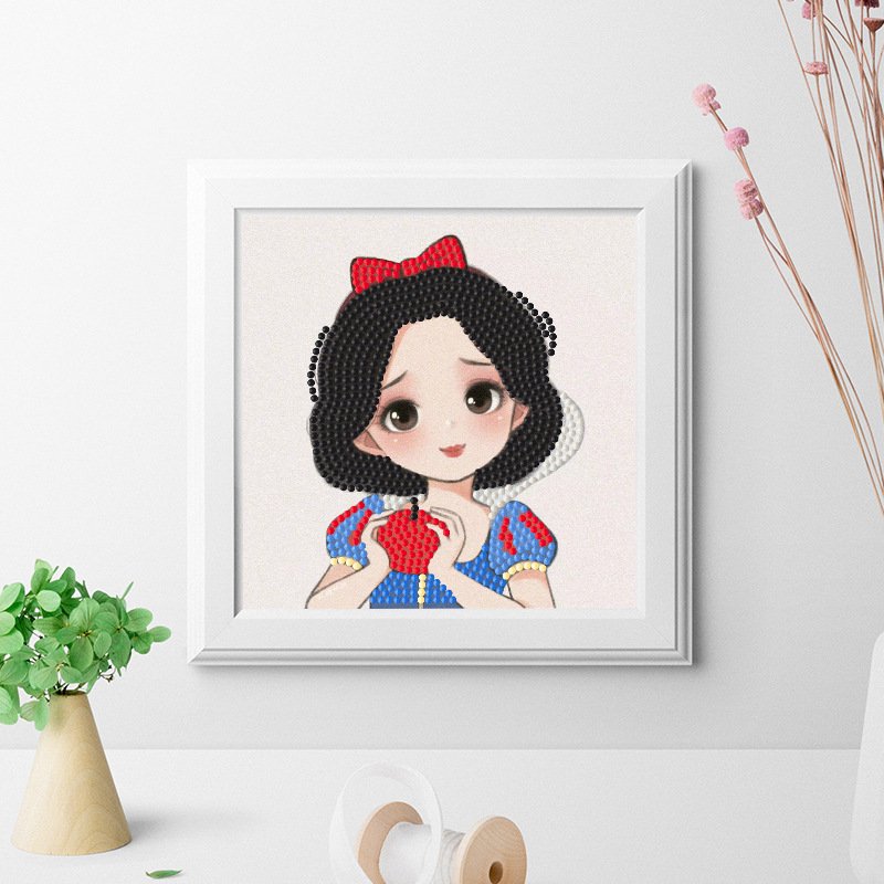 Funny Children Cartoon High Quality Diy Diamond Paintings Hot Selling 5D Framed Wall Arts Diamond Painting