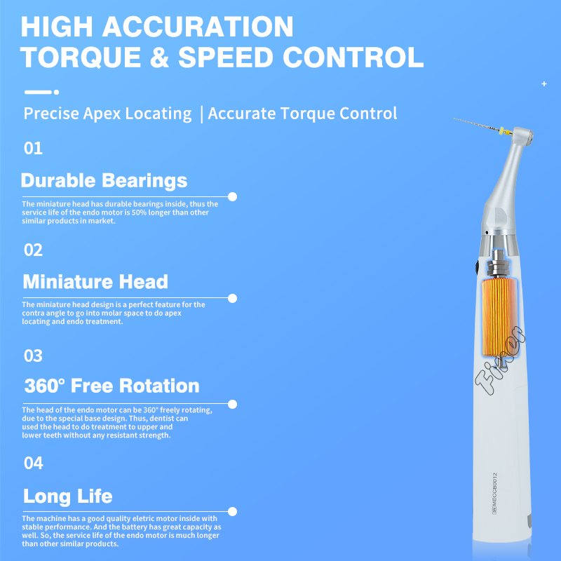 best apex endo motor dental rotary endodontic handpiece with apex locator
