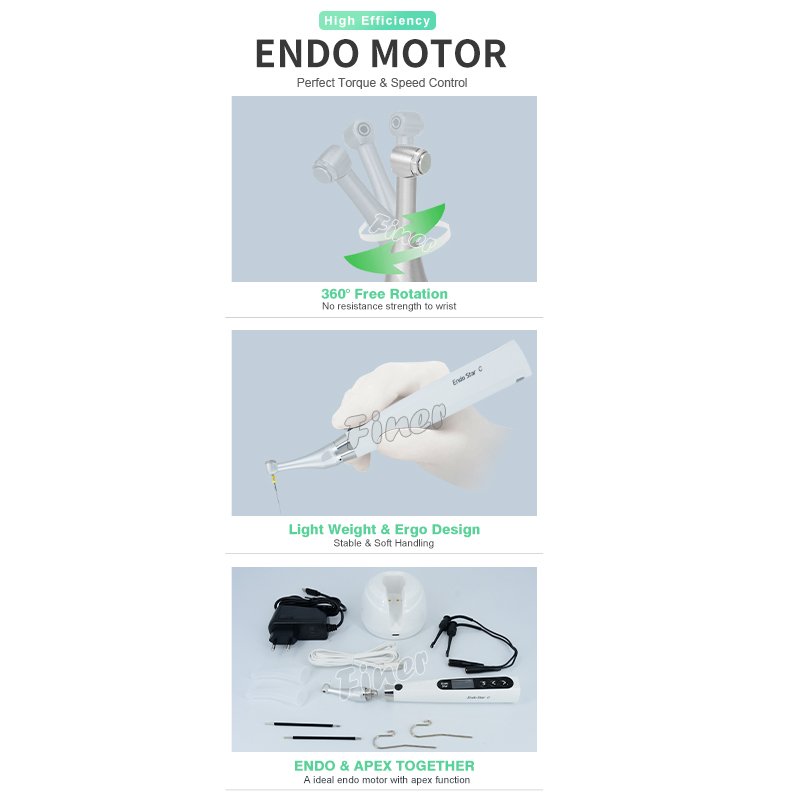 best apex endo motor dental rotary endodontic handpiece with apex locator