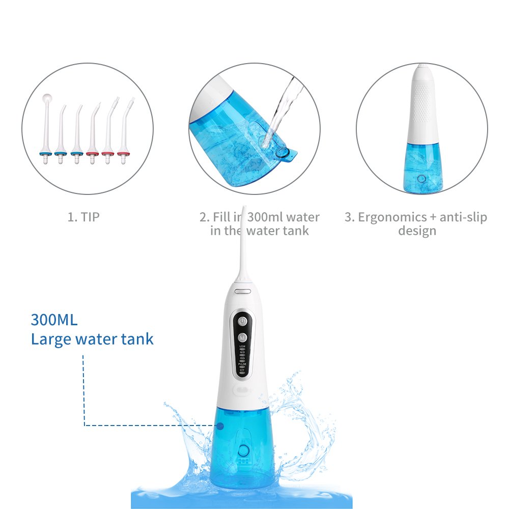 New Design Electric Dental Flosser Water Flosser Electric oral irrigator with Pick