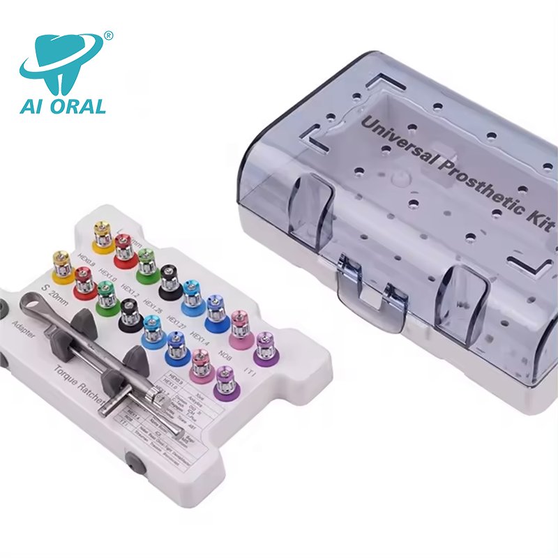 Torque Wrench Prosthetic Kit Dental Fixture Screw Drivers Universal Torque Implant Wrench Prosthetic Kit For Implantology