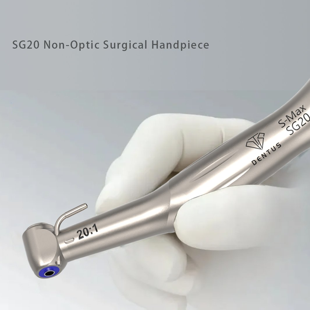Max SG20 E-type Connect Implant Motor Handpiece 20:1 Reduction Contra Angle Dental Tools Instrument Other Dental Equipments