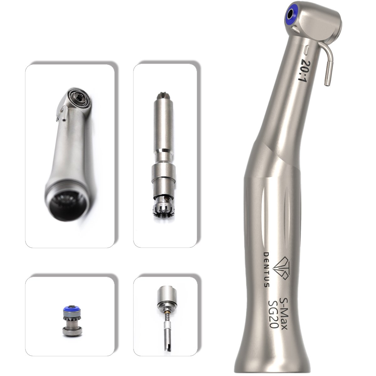 Max SG20 E-type Connect Implant Motor Handpiece 20:1 Reduction Contra Angle Dental Tools Instrument Other Dental Equipments