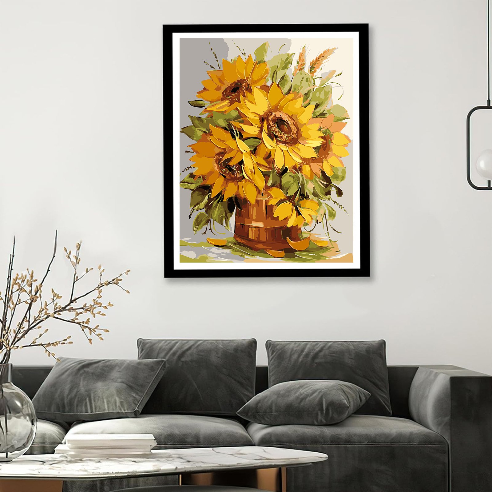 High End sunflower diamond painting paisajes Modern diamond painting picture cute 5d diy diamond painting