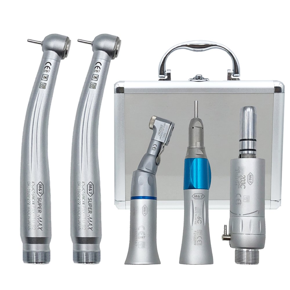 Button Dental High/ Low Speed Handpiece Kit Dental Handpiece Set