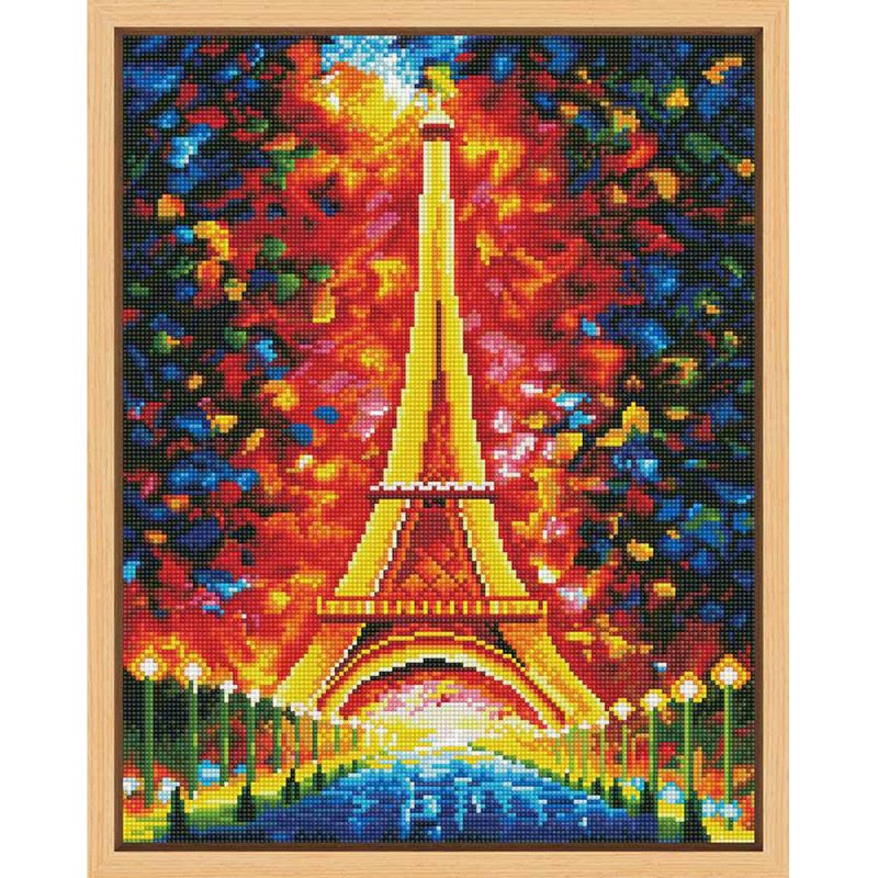 DIY 5D Diamond Embroidery Cross Stitch Kit for Home Wall Decor Enhanced with Sparkling Diamonds