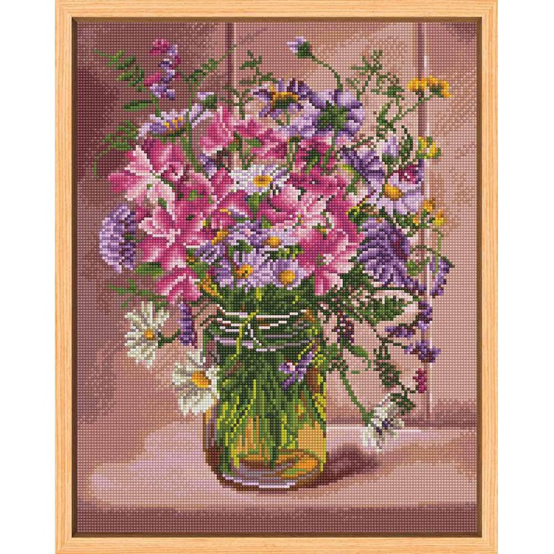 DIY 5D Diamond Embroidery Cross Stitch Kit for Home Wall Decor Enhanced with Sparkling Diamonds