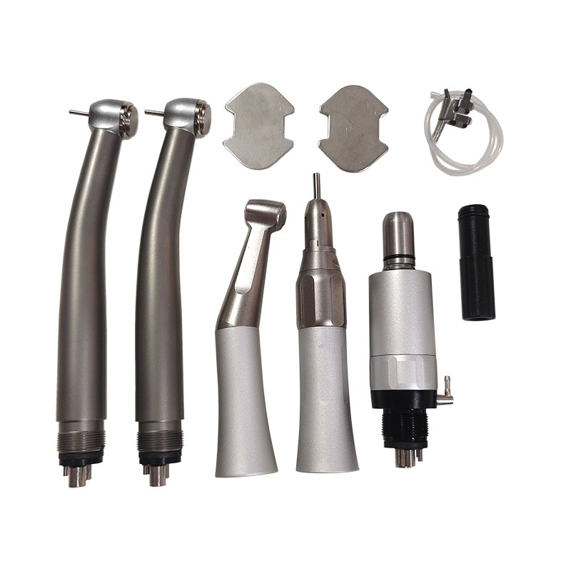 High quality dental handpiece set Two high speed handpieces and one low speed handpiece