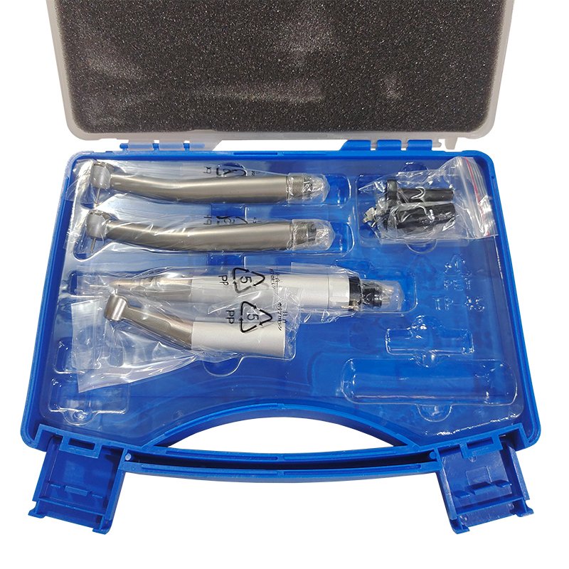 High quality dental handpiece set Two high speed handpieces and one low speed handpiece
