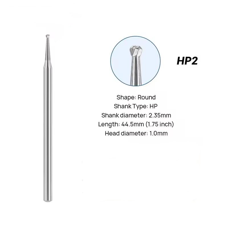Good price dental lab tungsten carbide burs 10pcs/box dental round carbide burs for polishing
