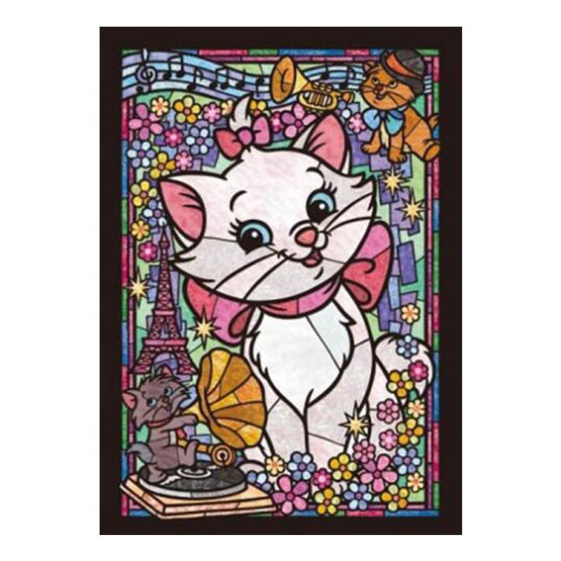 Crystal Diamond Mosaic Painting Kit Square Drill Cross Stitch for Kids Gift Canvas Support Base