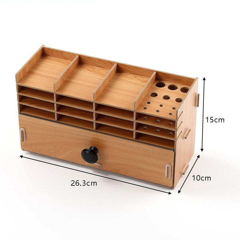 New Style Diamond Painting Tool Wooden Storage Tray Rack With Drawer For Point Drill Pen Accessories Place Tray Holder