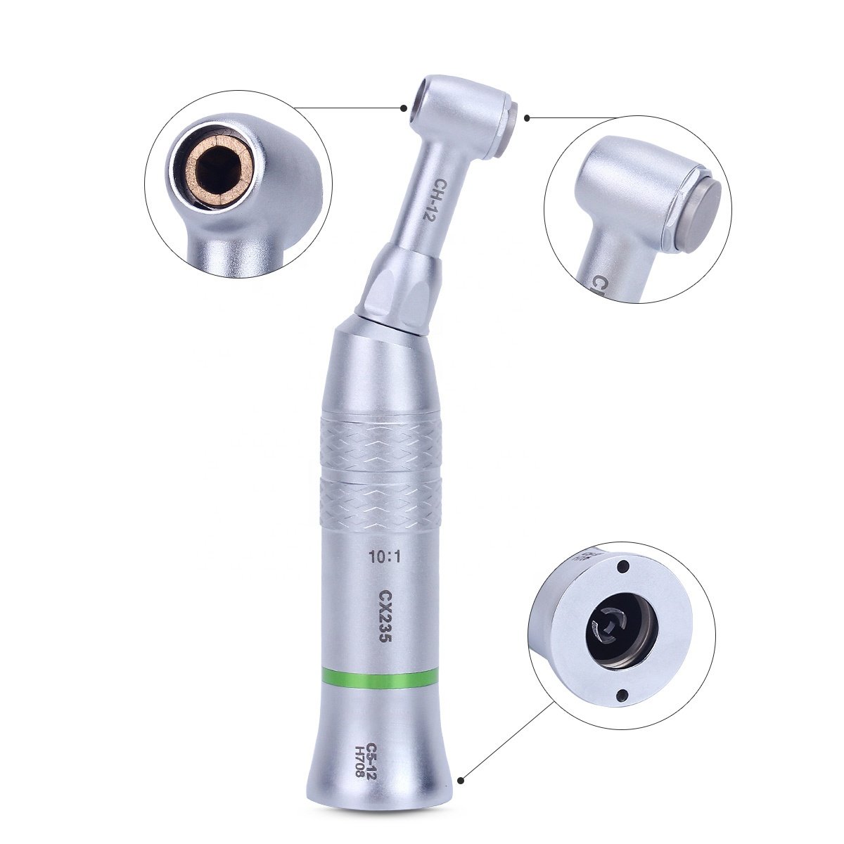 Endodontic Treatment 10:1 Dental Implant Contra Angle Handpiece with External Spray