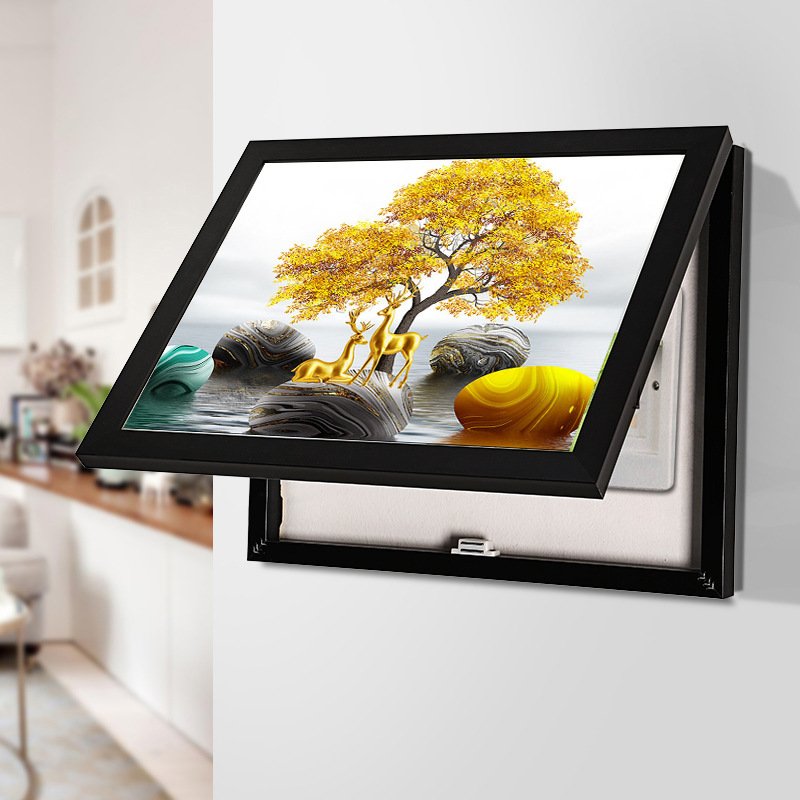 Hot Selling Golden Trees Home Decor Luxury High Quality Modern Wall Art Magic Cube Drill Diamond Painting